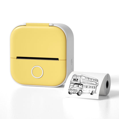 Portable Mini Thermal Label Printer Home Photo Printer Student Wrong Question Printer Bluetooth-Compatible Mini Label Printer Price Tag
